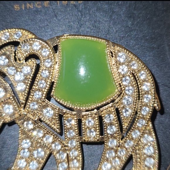 NEW MONET SIGNED ELEPHANT BLING BROACH - Picture 4 of 15